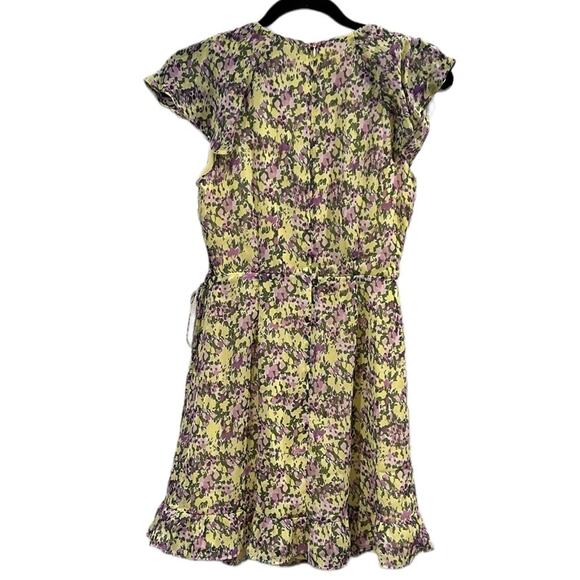NWT LOST + WANDER Matisses Dream Purple Yellow Multi colorMini Dress Size XS - Picture 3 of 12